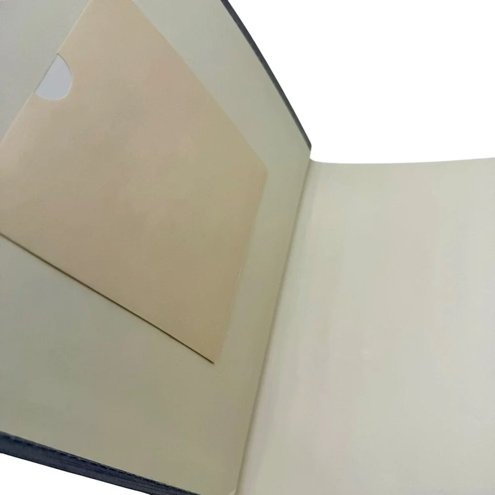 Pioneer DA-200SLKN Photo Album Gray Fabric 4x6 Memo Pockets Excellent